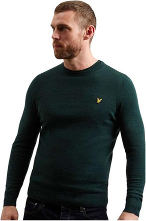 Lyle & Scott Cropped T-shirt - Heren - Sweatshirts - Groen - S - Katoen - Hoodies & sweatvesten