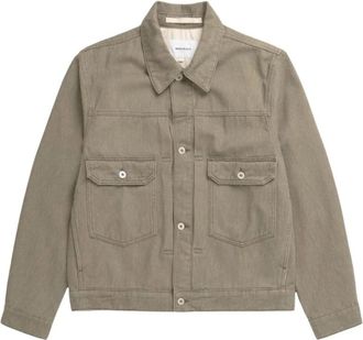 Norse Projects Storadal Resist Type II Jas - Heren - Spijkerjassen - Groen - S - Katoen - Jassen