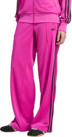 adidas Womens Originals Oversized Firebird Pants - Pink/Black Size XS