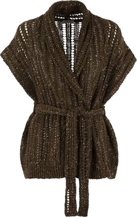 Brunello Cucinelli Cardigan Dazzling - Marrone