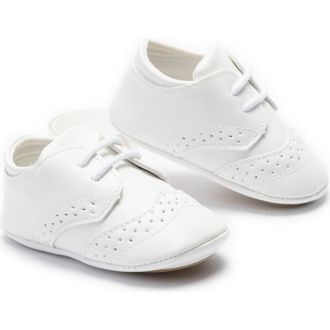 Moustache Brogue Classic Shoes in White at Nordstrom, Size 1