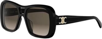 Celine Sunglasses, female, Black, Size: 55 MM Sunglasses