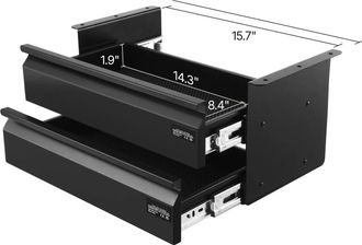 OEM Caj&oacute;n Para Debajo Del Escritorio, Dise&ntilde;o Deslizante, Soluci&oacute;n De Almacenamiento Compacta, 16 Pulgadas