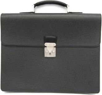 Louis Vuitton Pre-owned Handbags, male, Black, Size: ONE SIZE Pre-owned Moscow M30032 Briefcase