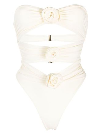 La Reveche Vesna stretch swimsuit - Neutrals