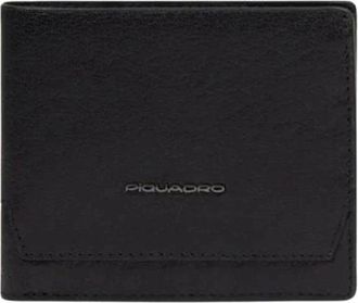 Piquadro Portafogli - Heren - Portefeuilles - Zwart - ONE Size - Leer - Accessoires