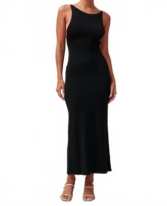 Alohas Delicate Knit Dress In Black