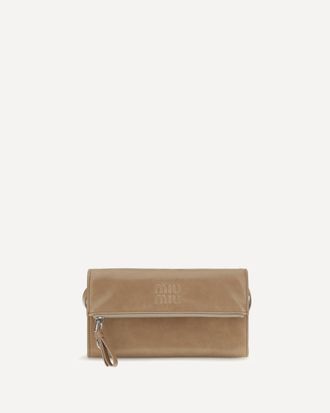 Miu Miu Leather Pouch Female UNI
