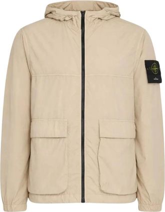 Stone Island Capospalla Jacket - Heren - Zomerjassen - Beige - 2XL - Jassen
