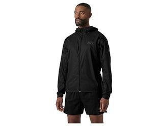 Helly Hansen Windbreaker Mens Jacket Black : 2XL, Nylon/Polyamide