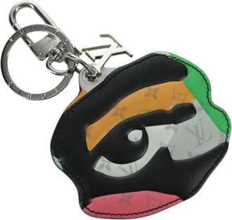 Louis Vuitton Pre-owned Canvas Sleutelhanger Charm - Dames - Vintage Accessoires - Veelkleurig - ONE Size - Vintage