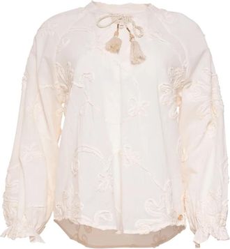 Maicazz Tamia Top - Dames - Blouses - Wit - XS - Overhemden