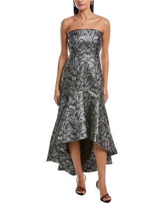 Milly Milly Diana Feather Jacquard Dress