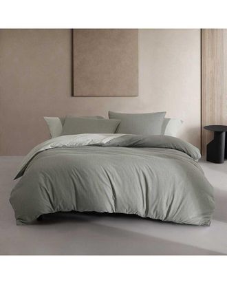 Calvin Klein Contrast Weave Sateen Duvet Set