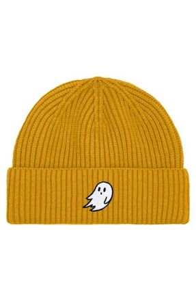 Dalix Ghost Fishermans Beanie Knit Watch Cap in Mustard at Nordstrom