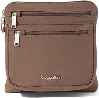 Baggallini Securtex Anti-Theft Crossbody Bag in Portobello at Nordstrom