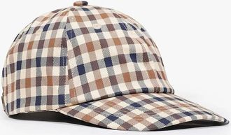 Aquascutum Mens Aquascutum Mens Iconic Baseball Cap - Club Check 28 - Size: ONE size