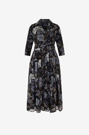 Samantha Sung Audrey Garden Hill Midi-Hemdkleid aus Wolle