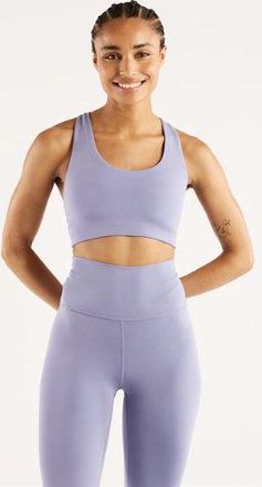 New Balance Donna NB Define Train Bra in Viola, Maglia di Poliestere, Taglia XS