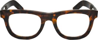 Retro Superfuture 55mm Rectangular Reading Glasses in Tortoise at Nordstrom Rack