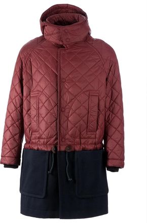 Carven quilted coat - Rosso