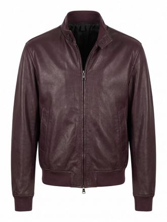 Tagliatore Ice Leather Jacket