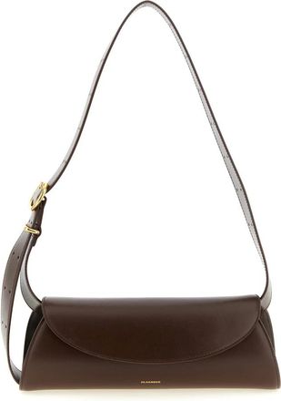 Jil Sander Cannolo Small Shoulder Bag - Dames - Schoudertassen - Bruin - ONE Size - Leer - Tassen