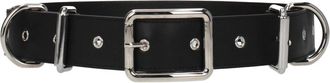 Moschino Leren Riem - Dames - Riemen - Zwart - ONE Size - Leer - Accessoires