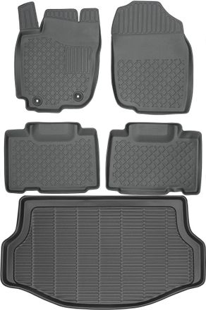 OEM Juego De Alfombrillas Para Coche Y Maletero Para Toyota Rav 4 Suv (2016-2018)