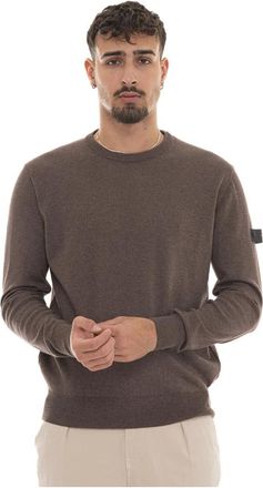 Peuterey Exmoor 07 Ronde hals pullover - Heren - Ronde hals truien - Bruin - 3XL - Katoen - Truien & Vesten