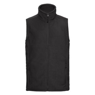 Russell Athletic Russell Heren Fleece Outdoor Gilet (Zwart)