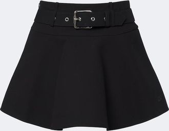 Loewe Minifalda de algod&oacute;n con cintur&oacute;n