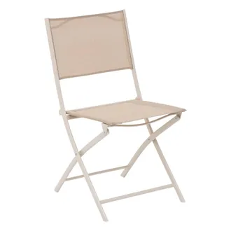 Hesperide Hesperide - Set Di 4 Sedie Da Giardino Pieghevoli Modula In Lino E Argilla - Hesp&eacute;ride