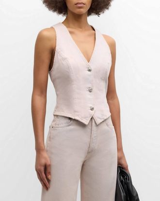 A Gold E Heller Vest In Tarte