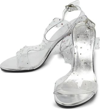 Stuart Weitzman Sandali con decorazione - Bianco