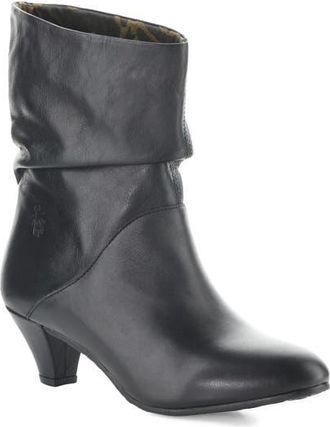 FLY London Pulk Almond Toe Bootie in Black at Nordstrom, Size 42