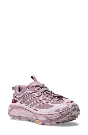 Hoka One One Gender Inclusive Mafate Three2 Sneaker in Fragrant Lilac /Stone Fruit at Nordstrom, Size 10.5