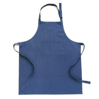 Solino Home Linen Linen Apron - Kitchen Linen in Blue at Nordstrom, Size Medium