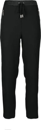 Costume National Moderne Polyester Broek - Dames - Slim Fit Broeken - Zwart - 2XS - Polyester - Broeken