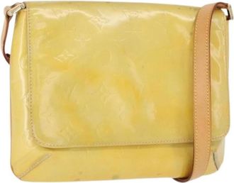 Louis Vuitton Pre-owned Leather Cross Body Bag - Dames - Vintage Schoudertas - Geel - ONE Size - Leer - Vintage