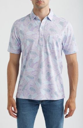 Tommy Bahama San Lucio Frond Fall IslandZone Pocket Polo in Paisley Purple at Nordstrom, Size Xxx-Large