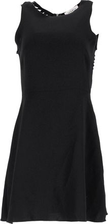 Sandro Sandro Cut-Out Back Mini Dress in Black Polyester