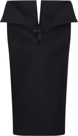 Balenciaga Black Boat Neck Mini Dress