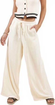Sadie & Sage Sugarloaf Pants In Ivory