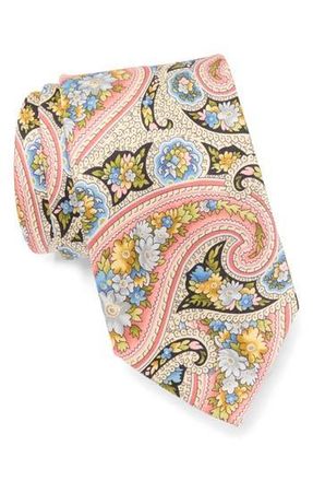 Robert Graham Paisley Floral Silk Tie in Pink at Nordstrom Rack