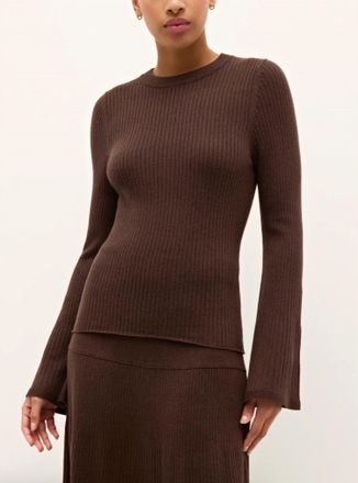Marie Oliver Carrey Top In Cacao