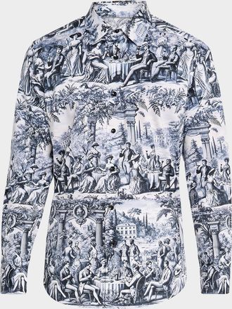 Robert Graham Mens Socialite Button-Front Shirt