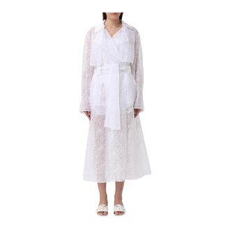 Genny Embroidered Cotton Trench Coat