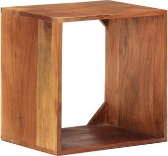 vidaXL Vidaxl - Estante de pared madera maciza de acacia 40x30x40 cm