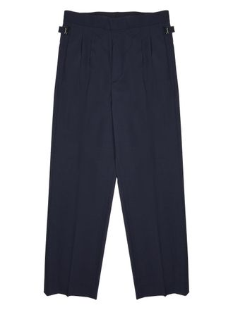Be Able Straight-Leg Cropped Trousers with Pleated Front